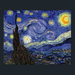 Vincent Van Gogh - Die Starry Night Extra Large Poster<br><div class="desc">Vincent Van Gogh's The Starry Night. Das Öl auf Leinwand aus dem Jahr 1889, die Starry Night wurde gemalt, während Van Gogh im Asyl in Saint-Remy, Frankreich, und gilt als eines seiner besten Meisterwerke. Obwohl es sich um eine Nachtszene handelt, wurde es tagsüber bemalt und repräsentiert den Ausblick aus dem...</div>