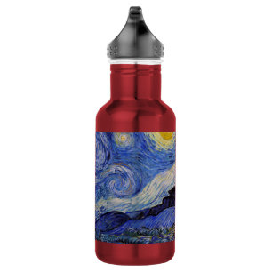 Vincent Van Gogh - Die Sternennacht Edelstahlflasche