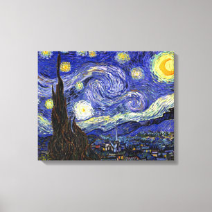 Vincent Van Gogh - Die Sternennacht Fine Art Leinwanddruck