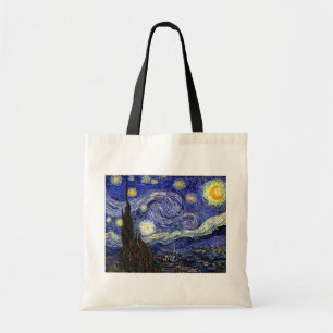 Vincent Van Gogh - Die Sternennacht Fine Art Tragetasche
