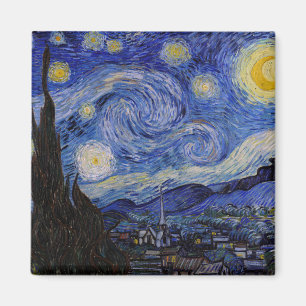 Vincent Van Gogh - Die Sternennacht Magnet