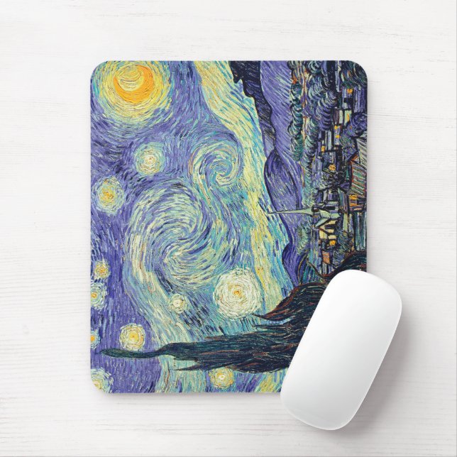 Vincent Van Gogh. Die Sternennacht Mousepad (Mit Mouse)