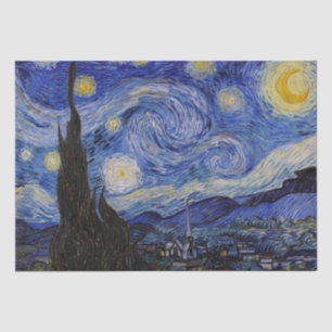 Vincent Van Gogh - Die Sternennacht Seidenpapier