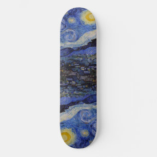 Vincent Van Gogh - Die Sternennacht Skateboard