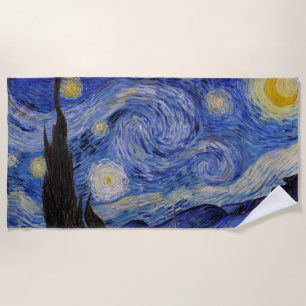 Vincent Van Gogh - Die Sternennacht Strandtuch