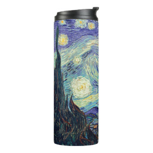 Vincent Van Gogh/ Die Sternennacht Thermosbecher