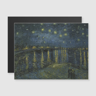 Vincent Van Gogh, die Sternennacht über der Rhone Magneteinladung