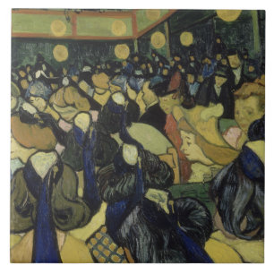 Vincent van Gogh - Die Tanzhalle in Arles Fliese