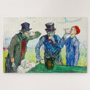 Vincent Van Gogh Die Trinker Fine Art Puzzle