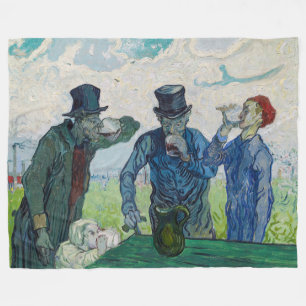 Vincent van Gogh - Die Trinker, nach Daumier Fleecedecke