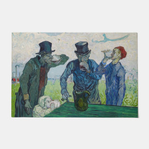 Vincent van Gogh - Die Trinker, nach Daumier Fußmatte