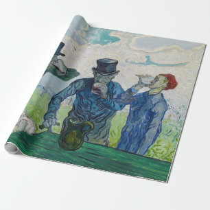 Vincent van Gogh - Die Trinker, nach Daumier Geschenkpapier