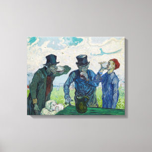 Vincent van Gogh - Die Trinker, nach Daumier Leinwanddruck