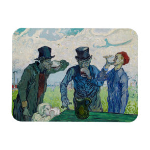 Vincent van Gogh - Die Trinker, nach Daumier Magnet