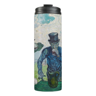 Vincent van Gogh - Die Trinker, nach Daumier Thermosbecher