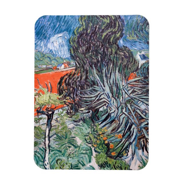 Vincent van Gogh - Doktor Gachets Garten Magnet (Vertikal)