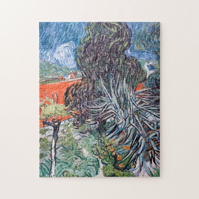 Vincent van Gogh - Doktor Gachets Garten Puzzle (Vertikal)
