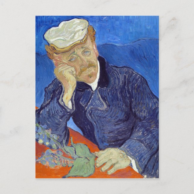 Vincent van Gogh Dr. Paul Gachet Postkarte (Vorderseite)