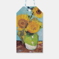 Vincent Van Gogh - Drei Sonnenblumen in einer Vase