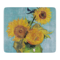 Vincent Van Gogh - Drei Sonnenblumen in einer Vase