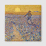 Vincent van Gogh - Dusche mit Setting Sun Magnet<br><div class="desc">Die Dusche / Dusche mit Einstellung der Sonne - Vincent van Gogh,  Öl auf Leinwand,  1888,  Arles</div>