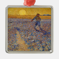 Vincent van Gogh - Dusche mit Setting Sun