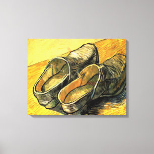 Vincent van Gogh - Ein Paar Lederschuhe Leinwanddruck