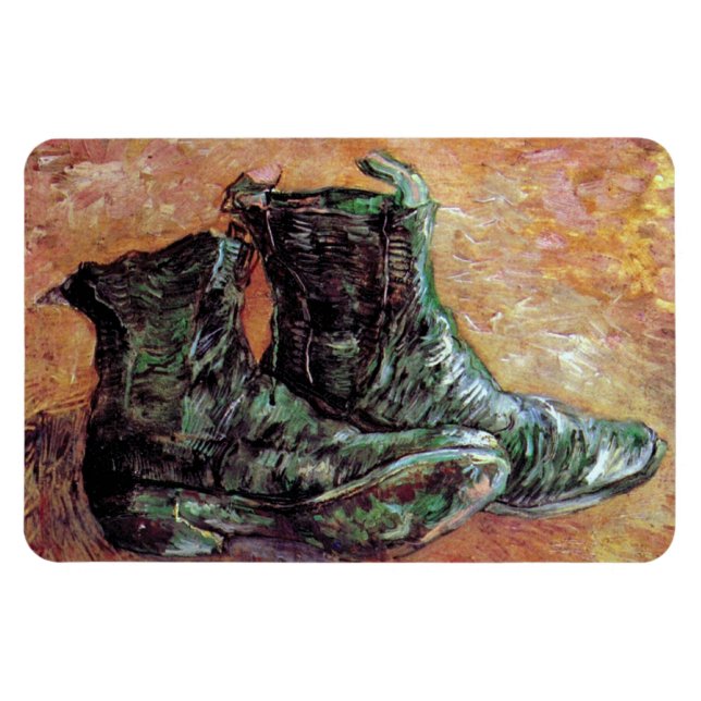 Vincent Van Gogh - ein Paar Schuhe Magnet (Horizontal)