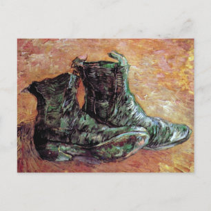 Vincent Van Gogh - ein Paar Schuhe Postkarte