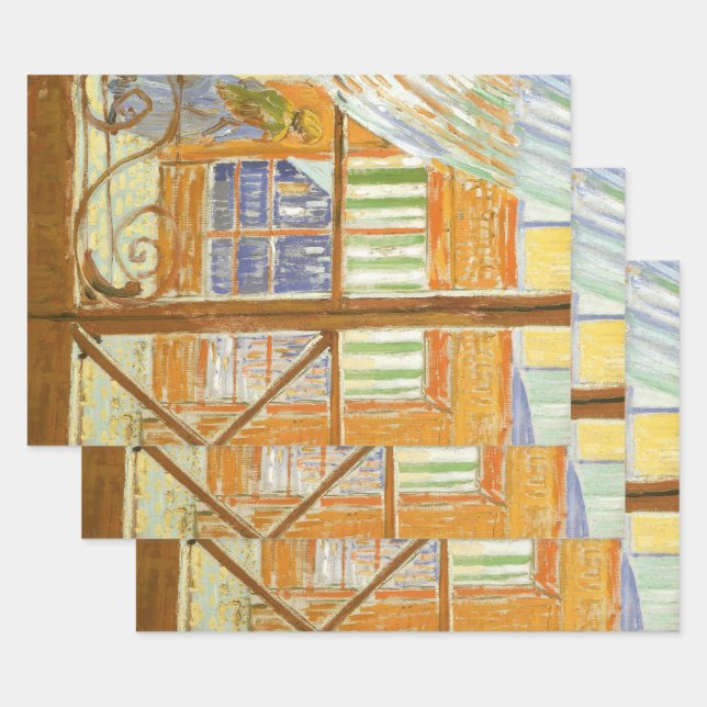 Vincent van Gogh - Ein Schaufenster für Schweinebu Geschenkpapier Set (Set)