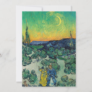 Vincent van Gogh - Ein Spaziergang in der Dämmerun Einladung