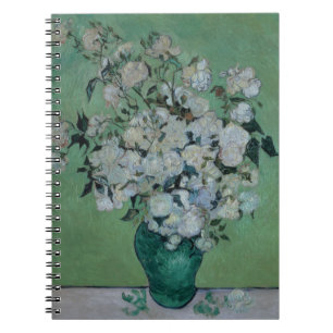 Vincent van Gogh ein Vase Rosen, 1890 Notizblock