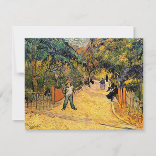 Vincent van Gogh - Eingang zum öffentlichen Park,