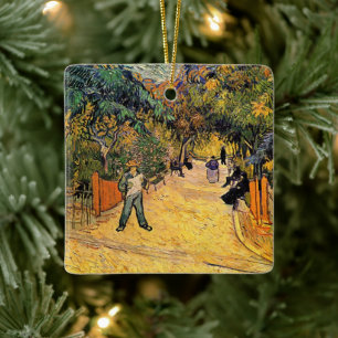 Vincent van Gogh - Eingang zum öffentlichen Park, Keramikornament