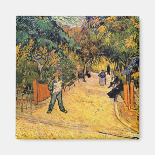 Vincent van Gogh - Eingang zum Public Park, Arles Magnet