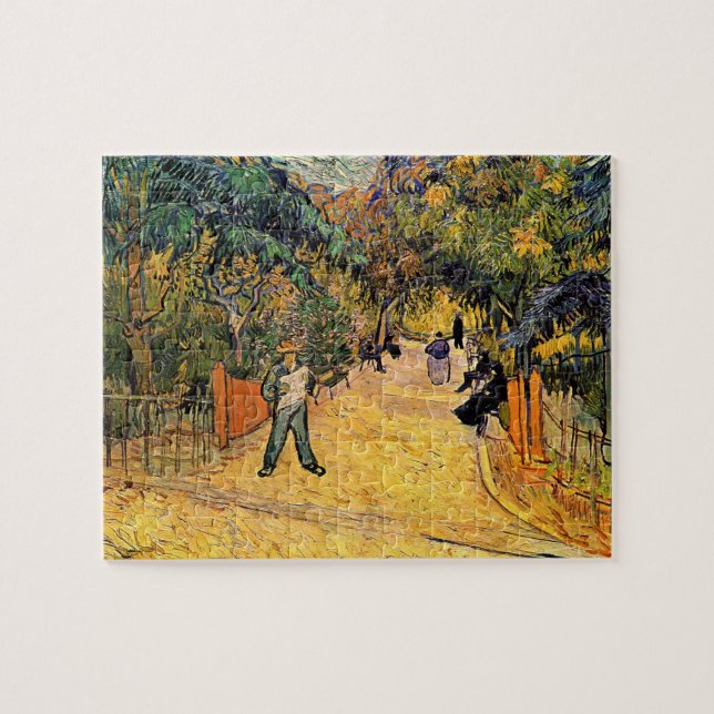 Vincent van Gogh - Eingang zum Public Park, Arles Puzzle (Horizontal)