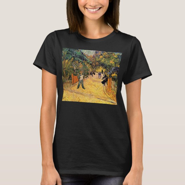 Vincent van Gogh - Eingang zum Public Park, Arles T-Shirt (Vorderseite)