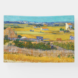Vincent van Gogh - Ernte bei La Crau Banner
