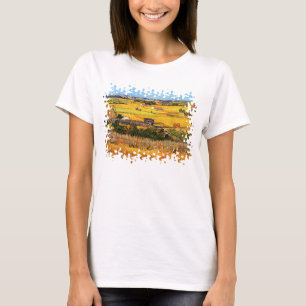 Vincent Van Gogh - Ernte bei La Crau Fine Art T-Shirt