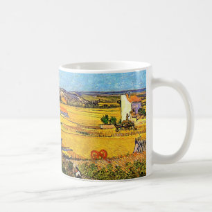 Vincent Van Gogh - Ernte bei La Crau Fine Art Tasse