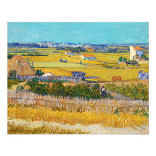 Vincent van Gogh - Ernte bei La Crau Fotodruck