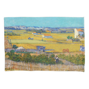 Vincent van Gogh - Ernte bei La Crau Kissenbezug