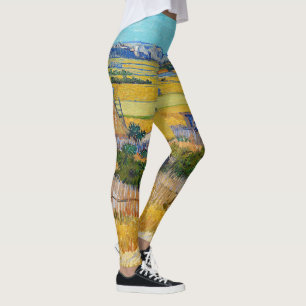 Vincent van Gogh - Ernte bei La Crau Leggings