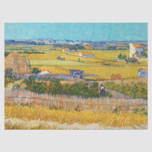 Vincent van Gogh - Ernte bei La Crau Seidenpapier