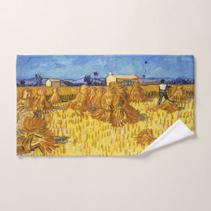 Vincent van Gogh - Ernte in der Provence Badhandtuch Set