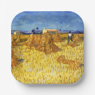 Vincent van Gogh - Ernte in der Provence Pappteller
