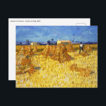 Vincent van Gogh - Ernte in der Provence Postkarte<br><div class="desc">Ernte in der Provence - Vincent van Gogh,  1888</div>