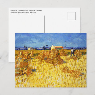 Vincent van Gogh - Ernte in der Provence Postkarte