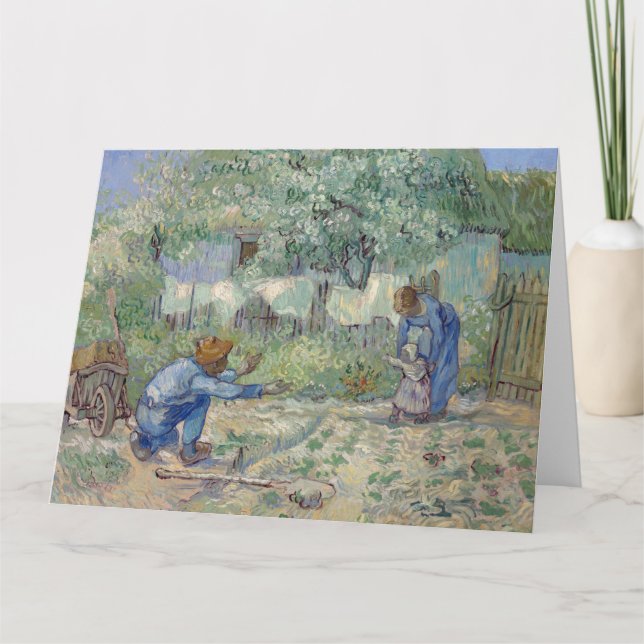 Vincent Van Gogh - Erste Schritte nach Millet Karte (Vorderseite)