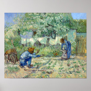 Vincent van Gogh Erste Schritte nach Millet Poster